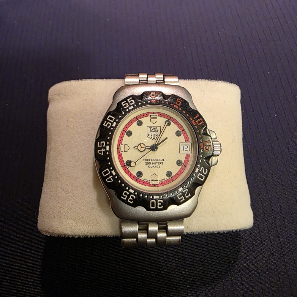 TAG Heuer 35mm Men's Formula 1 Red/ Black/Luminous F1 494/3 Watch Ref WA1211